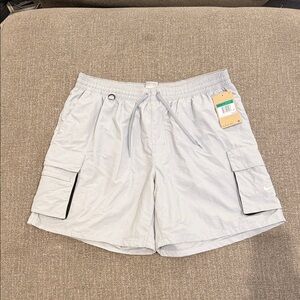 Nike Men's Light Gray Cargo Shorts